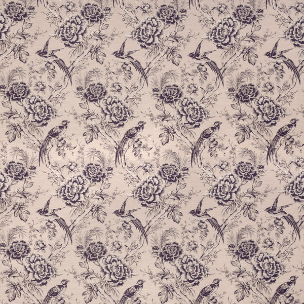Avium - Blush/Damson Purple By Clarke And Clarke | Clarke & Clarke Botanist | Botanical & Floral Multipurpose