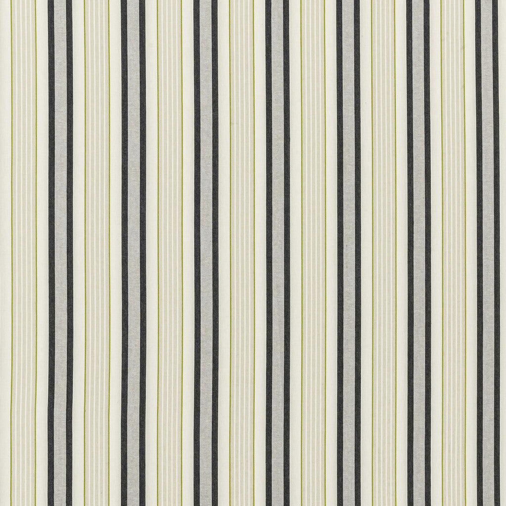 Samples and Purchasing available for Belvoir - Charcoal/Chartreu Beige By Clarke And Clarke | Clarke & Clarke Botanist |Stripes  Upholstery  at Designer Wallcoverings and Fabrics
