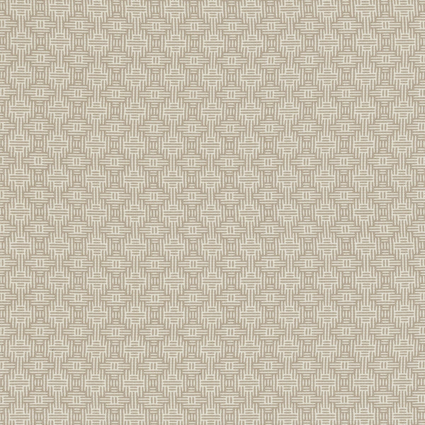 Aztec - Linen Beige By Clarke And Clarke | Clarke & Clarke Origins |Geometric Texture Upholstery