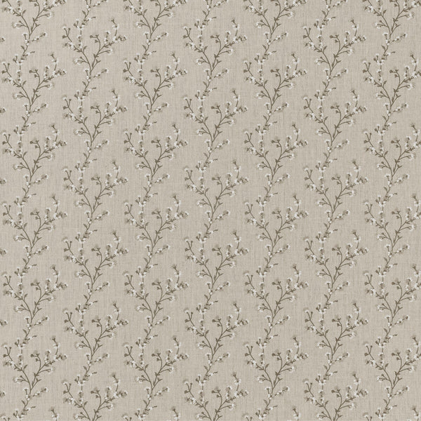 Blossom - Linen Beige By Clarke And Clarke | Clarke & Clarke Origins |Botanical & Floral  Multipurpose Embroidery