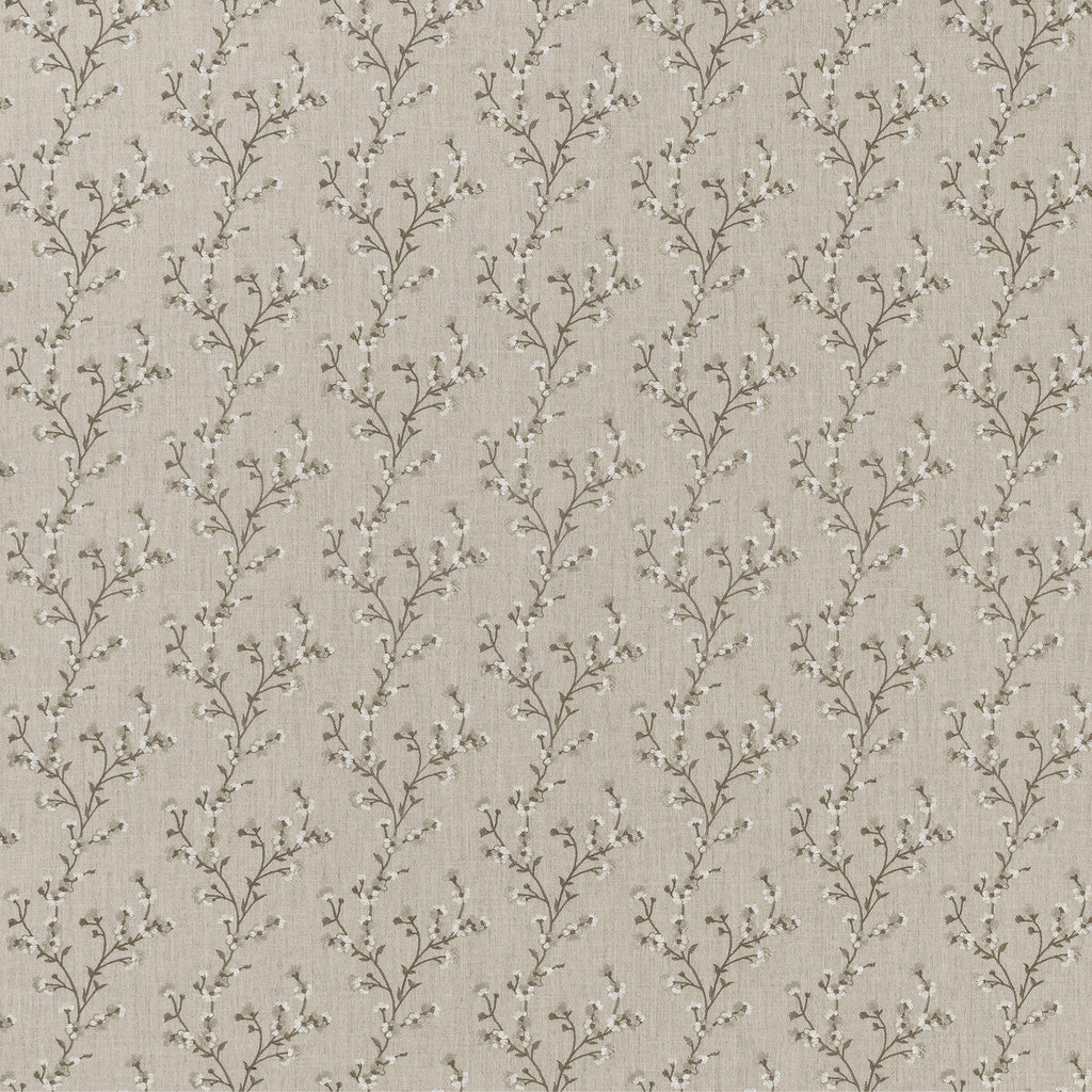 Samples and Purchasing available for Blossom - Linen Beige By Clarke And Clarke | Clarke & Clarke Origins |Botanical & Floral  Multipurpose Embroidery at Designer Wallcoverings and Fabrics