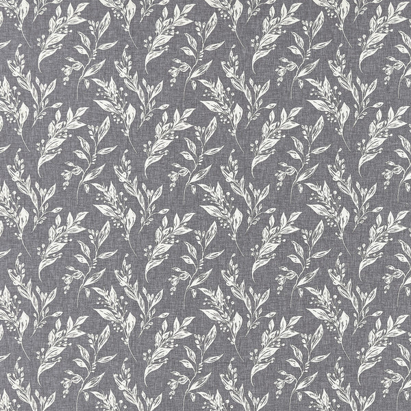 Eternal - Charcoal Grey By Clarke And Clarke | Clarke & Clarke Origins | Botanical & Floral Multipurpose