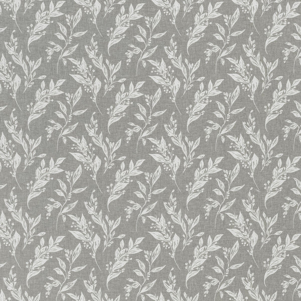 Eternal - Silver Grey By Clarke And Clarke | Clarke & Clarke Origins | Botanical & Floral Multipurpose