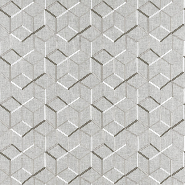 Linear - Charcoal Grey By Clarke And Clarke | Clarke & Clarke Origins | Geometric Multipurpose