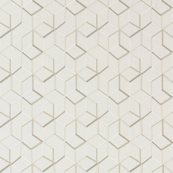 Linear - Ivory Beige By Clarke And Clarke | Clarke & Clarke Origins | Geometric Multipurpose