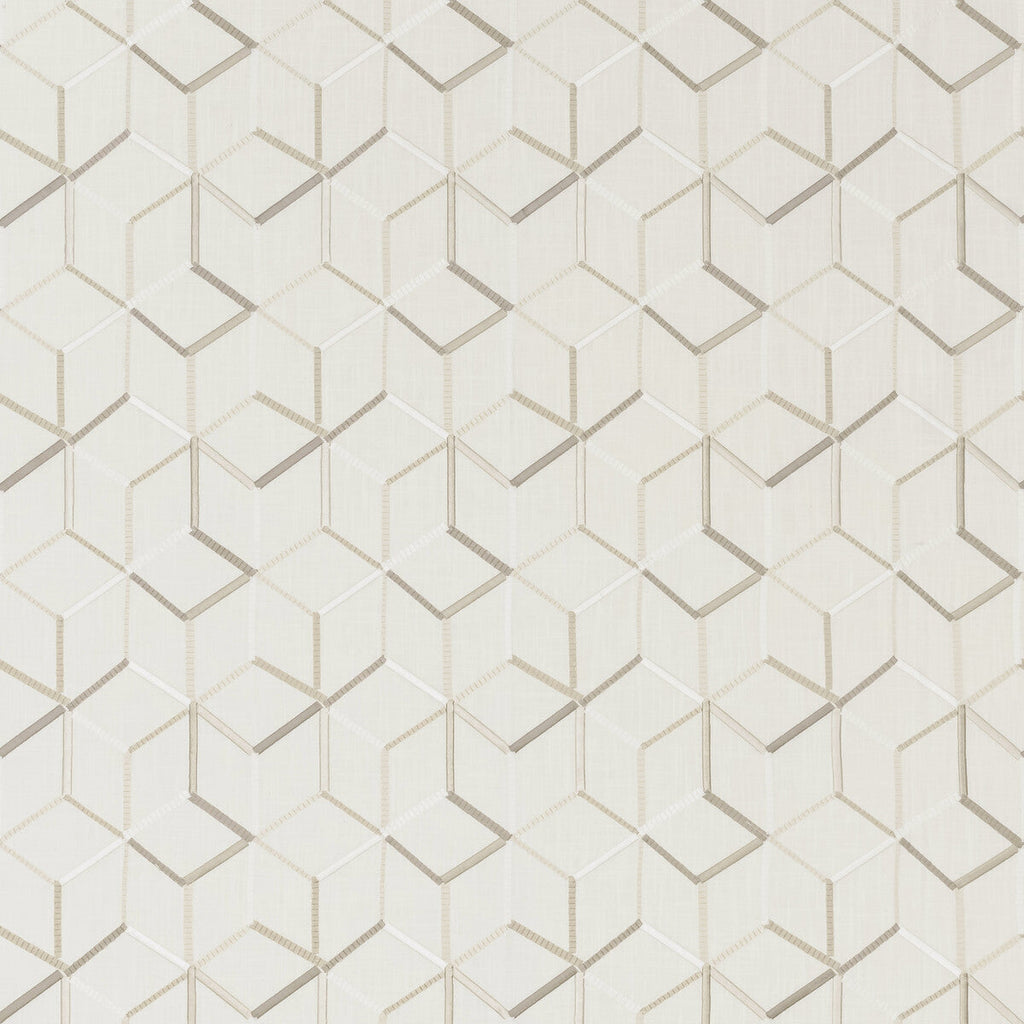 Samples and Purchasing available for Linear - Ivory Beige By Clarke And Clarke | Clarke & Clarke Origins | Geometric Multipurpose  at Designer Wallcoverings and Fabrics