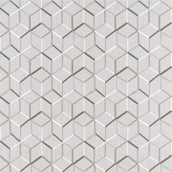 Linear - Linen Beige By Clarke And Clarke | Clarke & Clarke Origins | Geometric Multipurpose