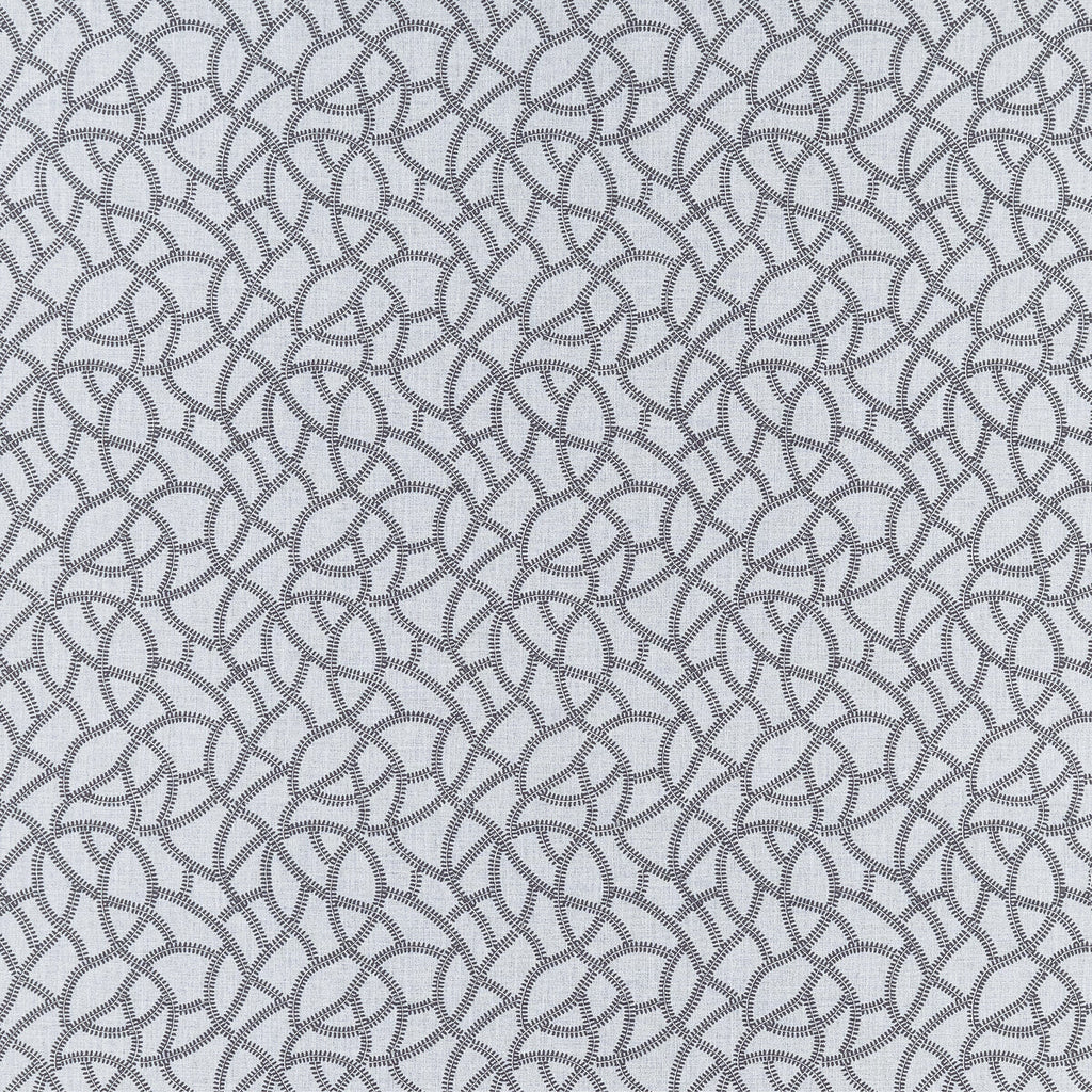 Samples and Purchasing available for Panache - Charcoal Grey By Clarke And Clarke | Clarke & Clarke Origins |Geometric  Multipurpose Embroidery at Designer Wallcoverings and Fabrics
