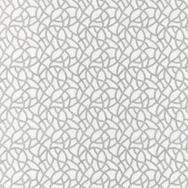 Panache - Silver Grey By Clarke And Clarke | Clarke & Clarke Origins |Geometric  Multipurpose Embroidery