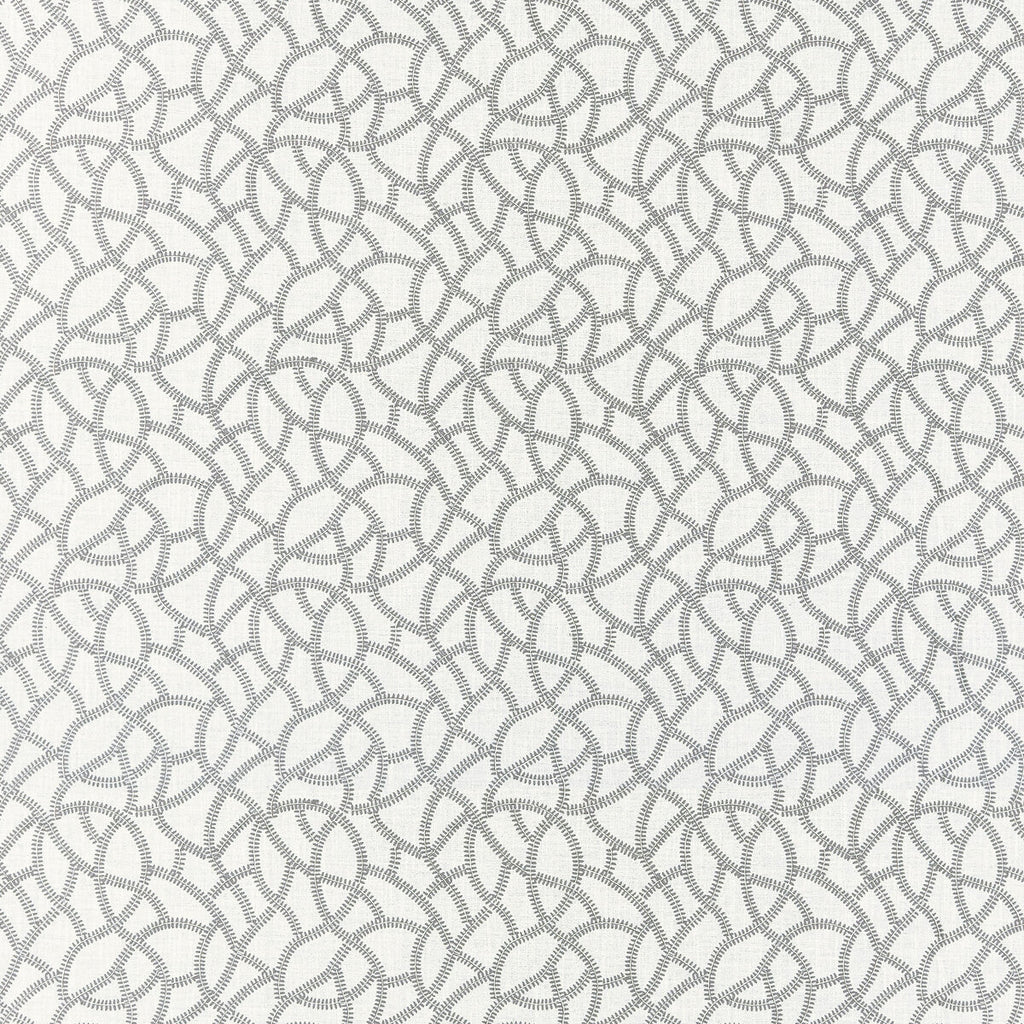 Samples and Purchasing available for Panache - Silver Grey By Clarke And Clarke | Clarke & Clarke Origins |Geometric  Multipurpose Embroidery at Designer Wallcoverings and Fabrics