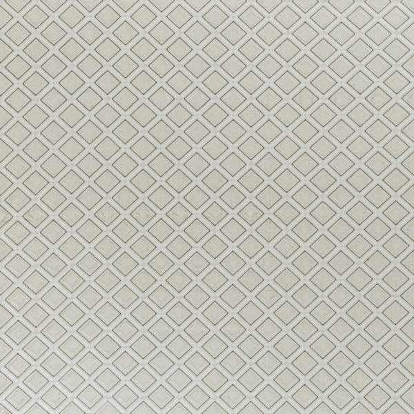 Paragon - Ivory/Linen White By Clarke And Clarke | Clarke & Clarke Origins |Geometric  Multipurpose Embroidery