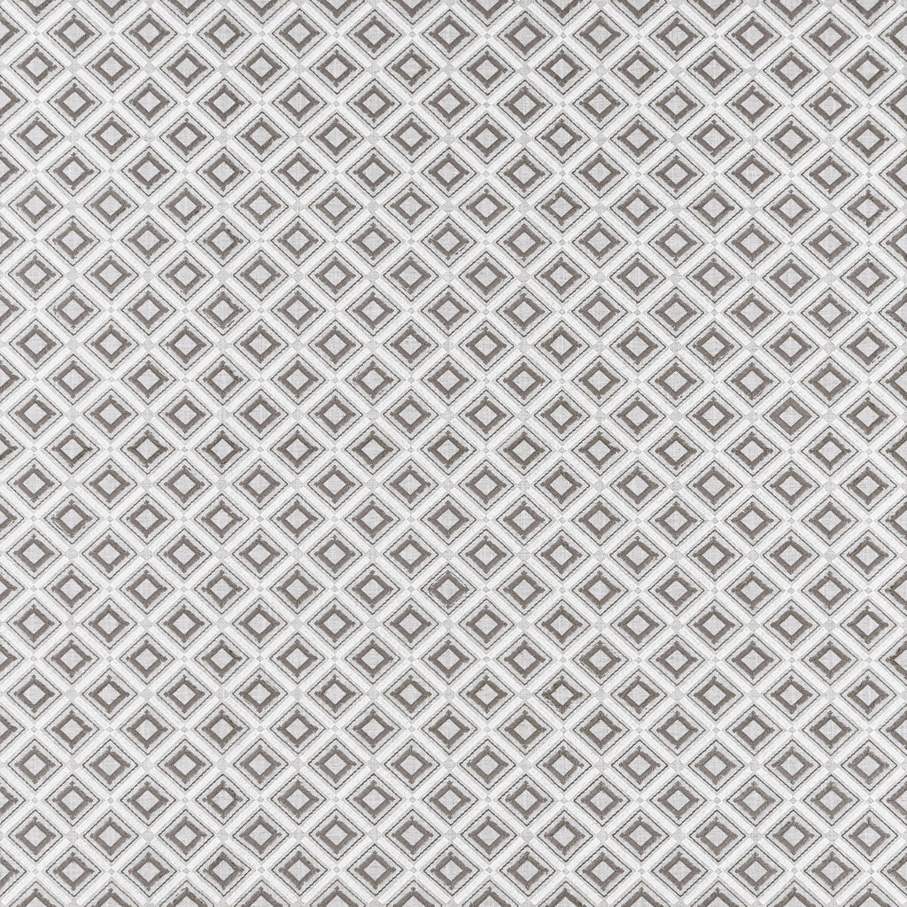Samples and Purchasing available for Paragon - Silver Grey By Clarke And Clarke | Clarke & Clarke Origins |Geometric  Multipurpose Embroidery at Designer Wallcoverings and Fabrics