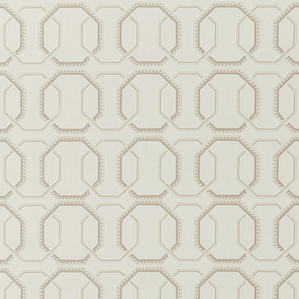 Repeat - Ivory Ivory By Clarke And Clarke | Clarke & Clarke Origins |Geometric  Multipurpose Embroidery