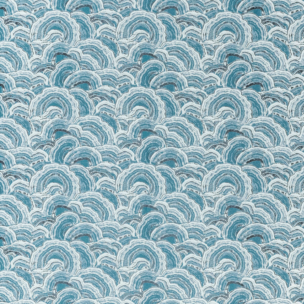 Samples and Purchasing available for Langei - Kingfisher Blue By Clarke And Clarke | Geomo By Studio G For C&C |Modern Geometric Multipurpose  at Designer Wallcoverings and Fabrics