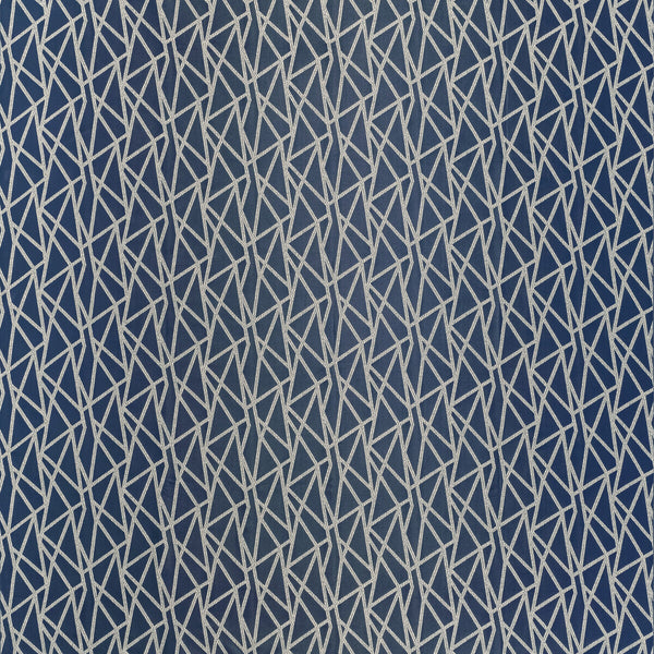 Geomo - Ink Blue By Clarke And Clarke | Geomo By Studio G For C&C | Geometric Multipurpose