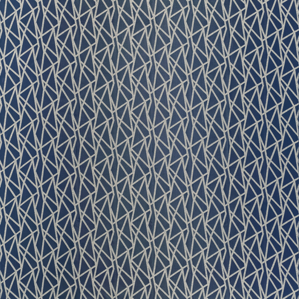 Samples and Purchasing available for Geomo - Ink Blue By Clarke And Clarke | Geomo By Studio G For C&C | Geometric Multipurpose  at Designer Wallcoverings and Fabrics