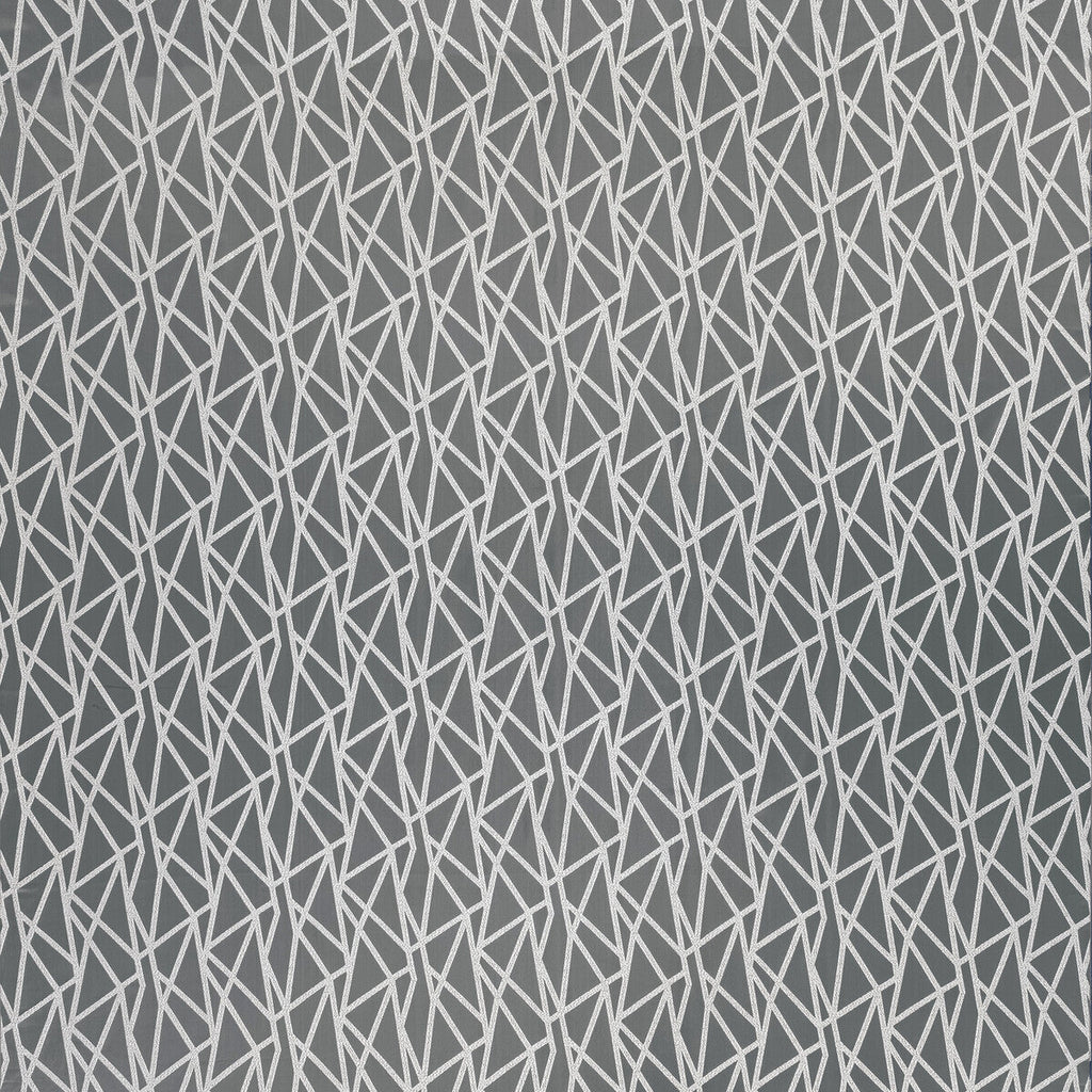 Samples and Purchasing available for Geomo - Pewter Grey By Clarke And Clarke | Geomo By Studio G For C&C | Geometric Multipurpose  at Designer Wallcoverings and Fabrics