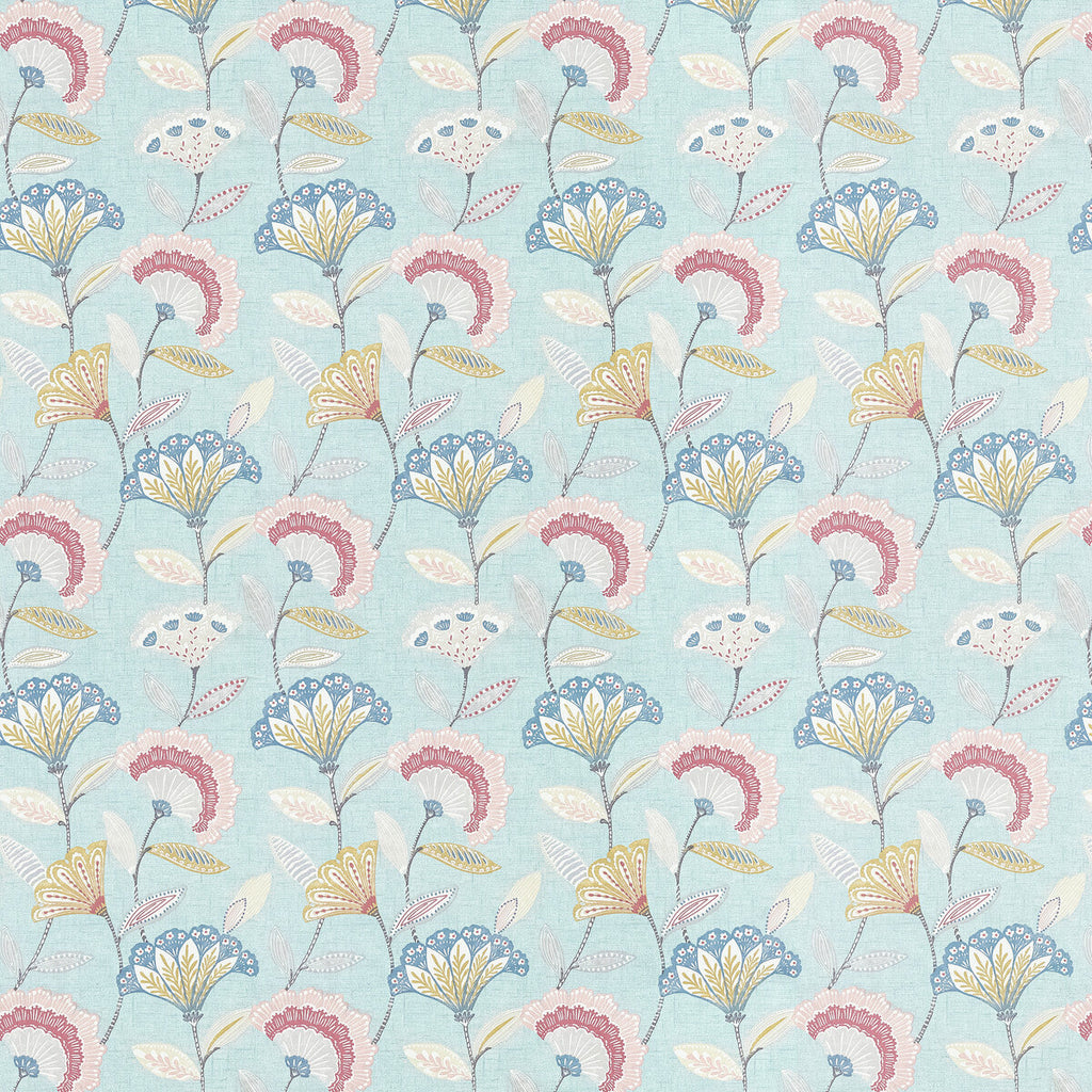 Samples and Purchasing available for Bohemia - Mineral/Blush Spa By Clarke And Clarke | Bohemia By Studio G For C&C |Botanical & Floral  Multipurpose Print at Designer Wallcoverings and Fabrics