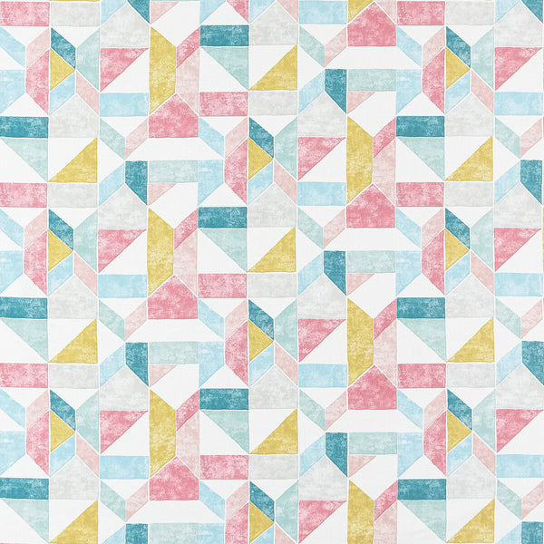 Lanna - Summer Multi By Clarke And Clarke | Bohemia By Studio G For C&C |Geometric  Multipurpose Print