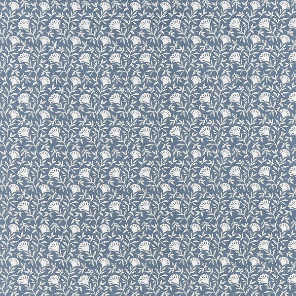 Melby - Midnight Blue By Clarke And Clarke | Bohemia By Studio G For C&C |Botanical & Floral  Multipurpose Print