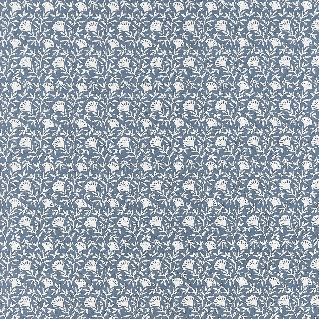 Samples and Purchasing available for Melby - Midnight Blue By Clarke And Clarke | Bohemia By Studio G For C&C |Botanical & Floral  Multipurpose Print at Designer Wallcoverings and Fabrics