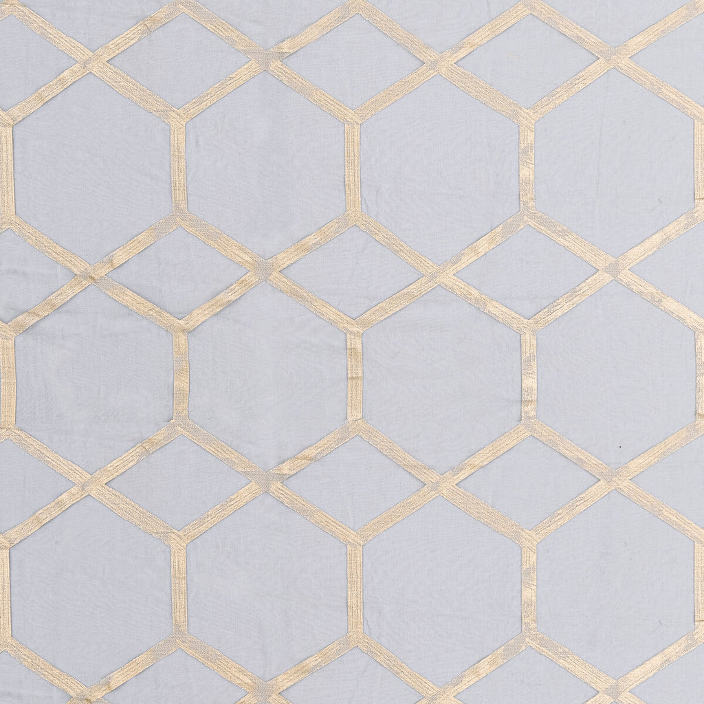 Samples and Purchasing available for Forma - Charcoal/Gold Grey By Clarke And Clarke | Clarke & Clarke Metalli |Geometric Metallic Drapery Casement at Designer Wallcoverings and Fabrics
