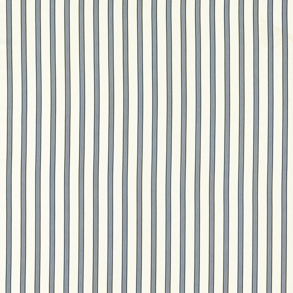 Samples and Purchasing available for Edison - Denim Blue By Clarke And Clarke | Clarke & Clarke Edgeworth |Stripes  Upholstery  at Designer Wallcoverings and Fabrics