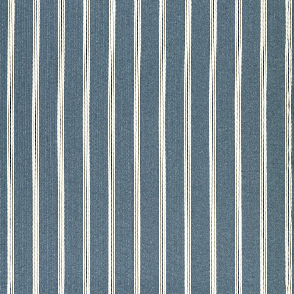 Samples and Purchasing available for Knightsbridge - Denim Blue By Clarke And Clarke | Clarke & Clarke Edgeworth |Stripes  Upholstery  at Designer Wallcoverings and Fabrics