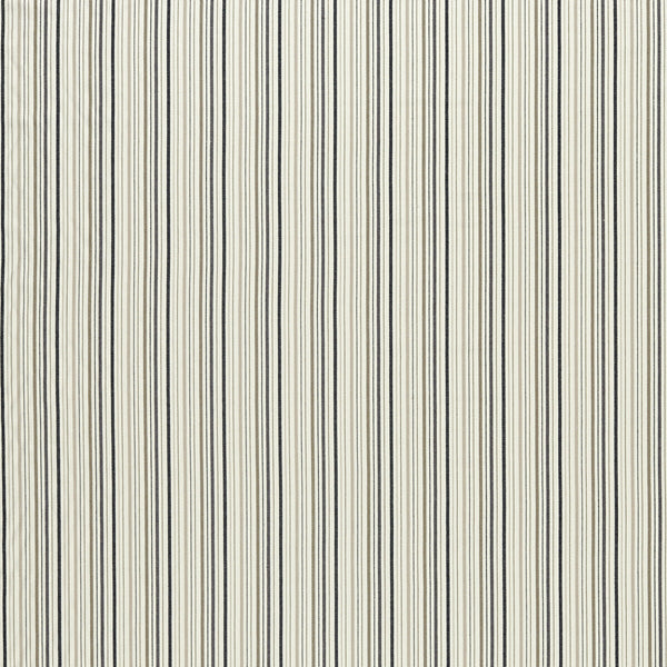 Maryland - Charcoal/Natural Black By Clarke And Clarke | Clarke & Clarke Edgeworth |Stripes  Upholstery