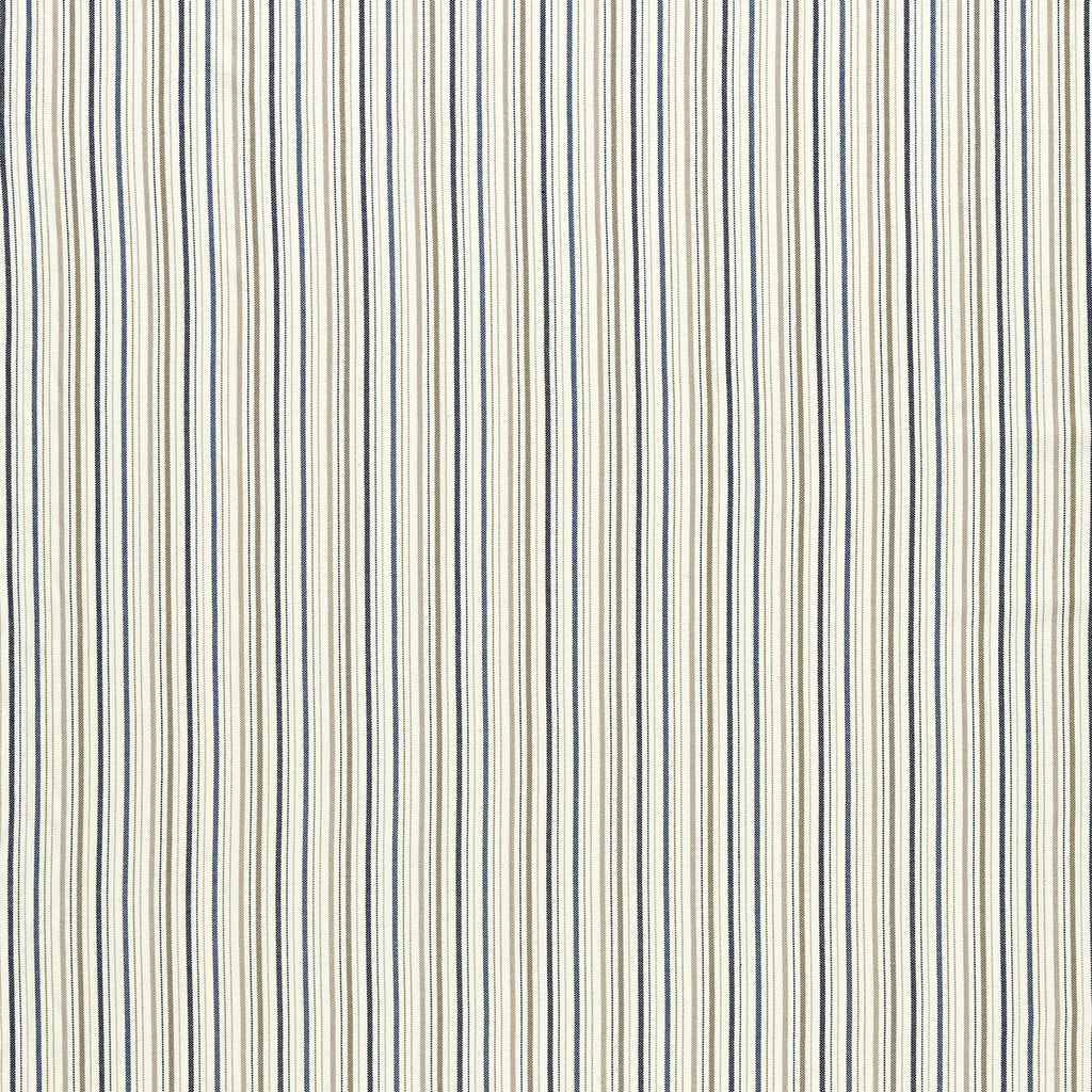 Samples and Purchasing available for Maryland - Denim Blue By Clarke And Clarke | Clarke & Clarke Edgeworth |Stripes  Upholstery  at Designer Wallcoverings and Fabrics