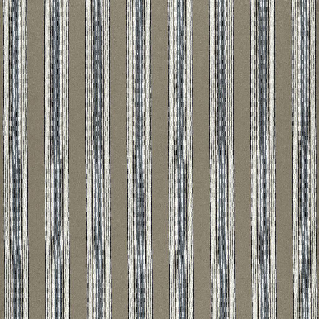 Samples and Purchasing available for Marylebone - Denim/Linen Blue By Clarke And Clarke | Clarke & Clarke Edgeworth |Stripes  Upholstery  at Designer Wallcoverings and Fabrics
