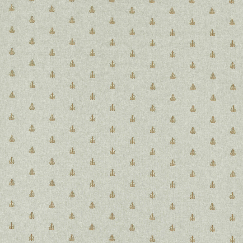 Samples and Purchasing available for Falena - Linen/Gold Gold By Clarke And Clarke | Clarke & Clarke Pomarium | Animal/Insects Drapery Embroidery at Designer Wallcoverings and Fabrics