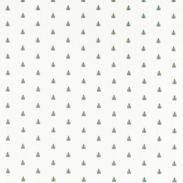 Falena - Mineral/Rose Gold Teal By Clarke And Clarke | Clarke & Clarke Pomarium | Animal/Insects Drapery Embroidery