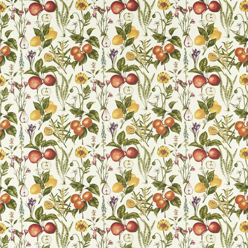 Samples and Purchasing available for Sorento - Autumn Multi By Clarke And Clarke | Clarke & Clarke Pomarium |Botanical & Floral  Multipurpose  at Designer Wallcoverings and Fabrics