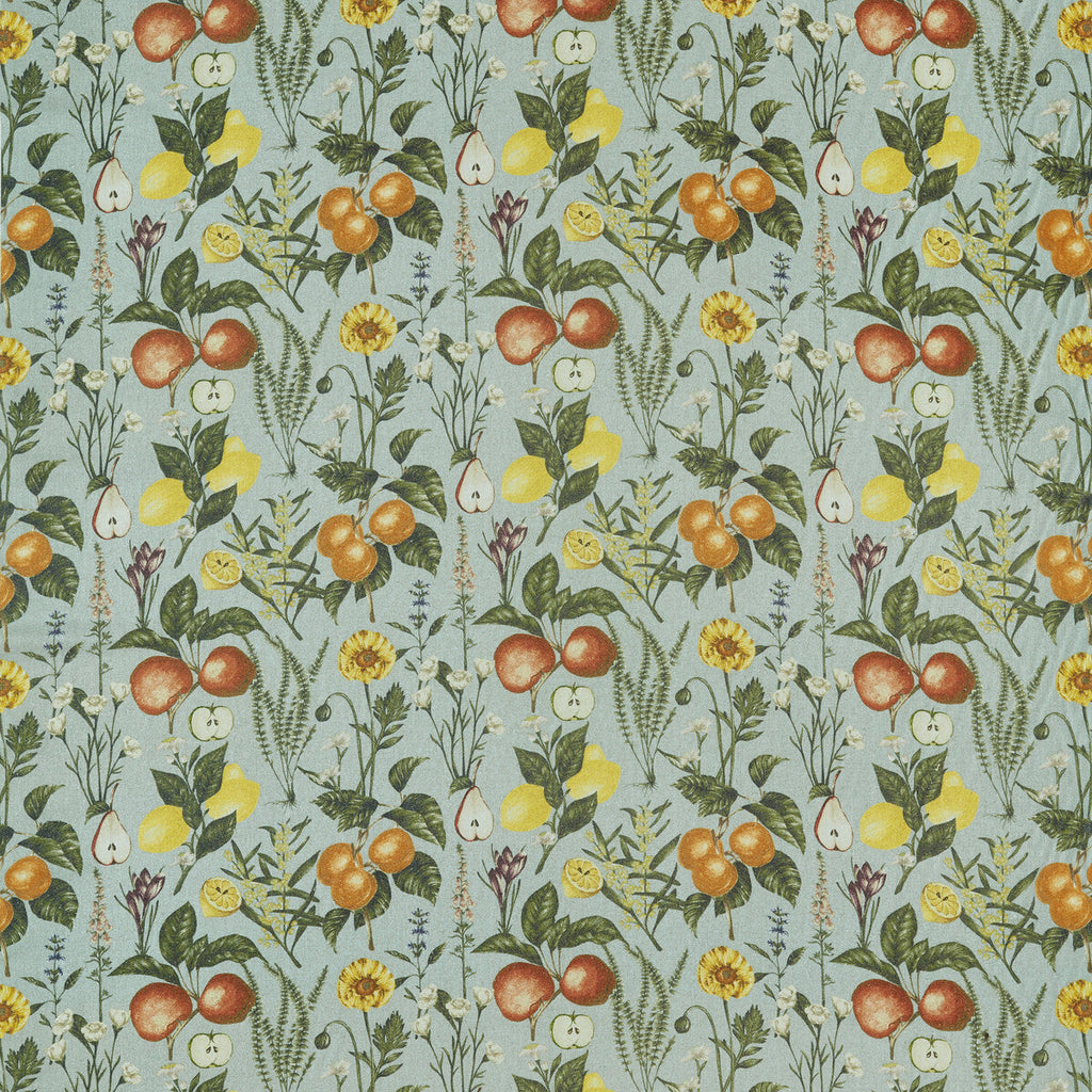 Samples and Purchasing available for Sorento - Mineral Turquoise By Clarke And Clarke | Clarke & Clarke Pomarium |Botanical & Floral  Multipurpose  at Designer Wallcoverings and Fabrics