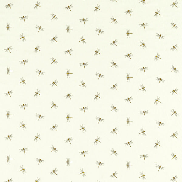 Damsel - Citron Chartreuse By Clarke And Clarke | Amazonia By Studio G For C&C |Animal/Insects Novelty Drapery Embroidery