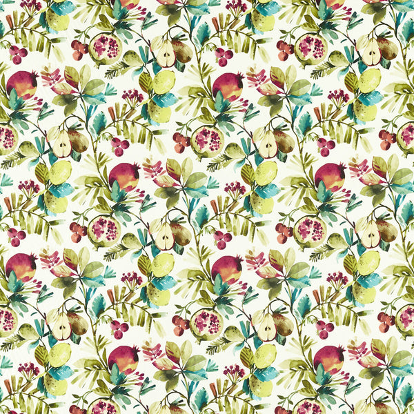 Fruta - Summer Cotton Multi By Clarke And Clarke | Amazonia By Studio G For C&C |Botanical & Floral  Multipurpose Print