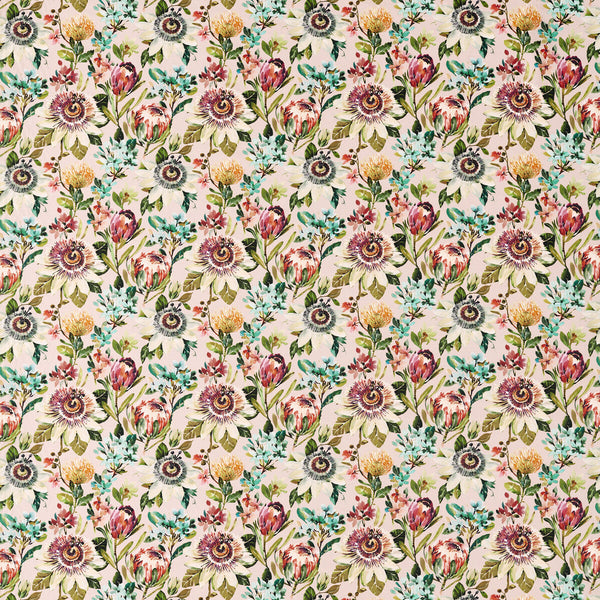 Paradise - Blush Multi By Clarke And Clarke | Amazonia By Studio G For C&C |Botanical & Floral  Multipurpose Print