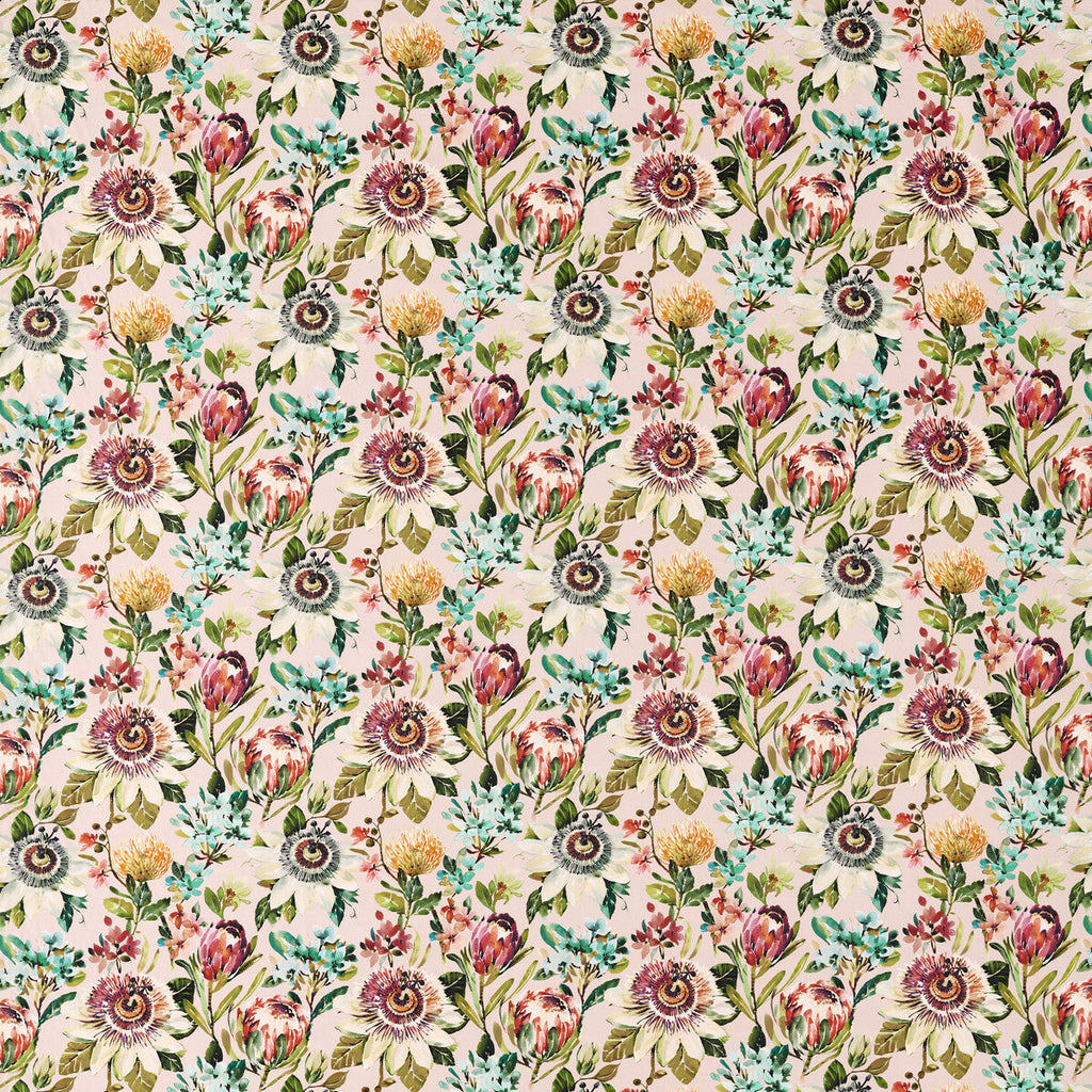Samples and Purchasing available for Paradise - Blush Multi By Clarke And Clarke | Amazonia By Studio G For C&C |Botanical & Floral  Multipurpose Print at Designer Wallcoverings and Fabrics