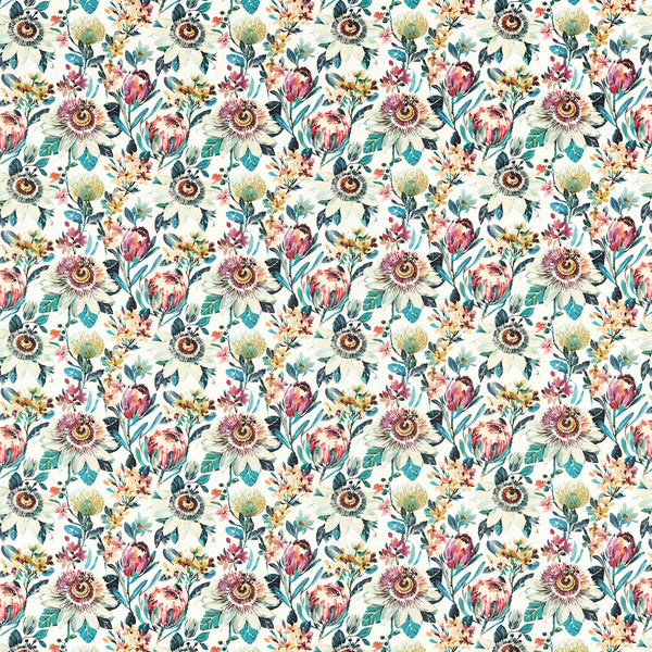 Paradise - Russet Multi By Clarke And Clarke | Amazonia By Studio G For C&C |Botanical & Floral  Multipurpose Print