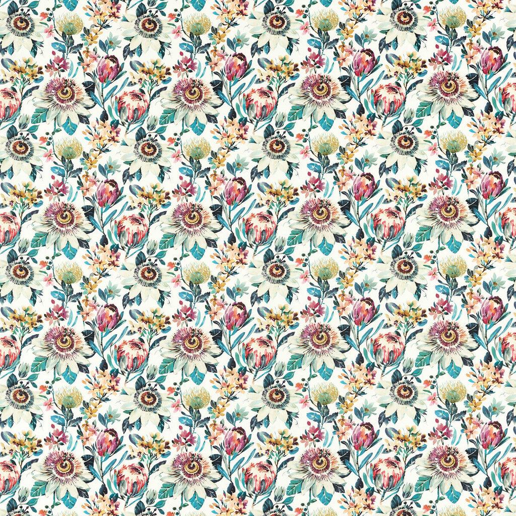 Samples and Purchasing available for Paradise - Russet Multi By Clarke And Clarke | Amazonia By Studio G For C&C |Botanical & Floral  Multipurpose Print at Designer Wallcoverings and Fabrics