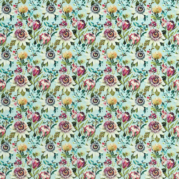 Paradise - Mineral Velvet Multi By Clarke And Clarke | Amazonia By Studio G For C&C |Botanical & Floral  Multipurpose Print
