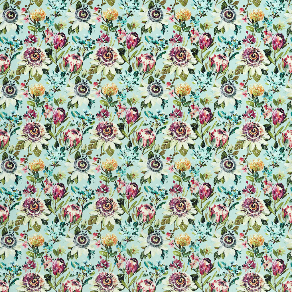 Samples and Purchasing available for Paradise - Mineral Velvet Multi By Clarke And Clarke | Amazonia By Studio G For C&C |Botanical & Floral  Multipurpose Print at Designer Wallcoverings and Fabrics