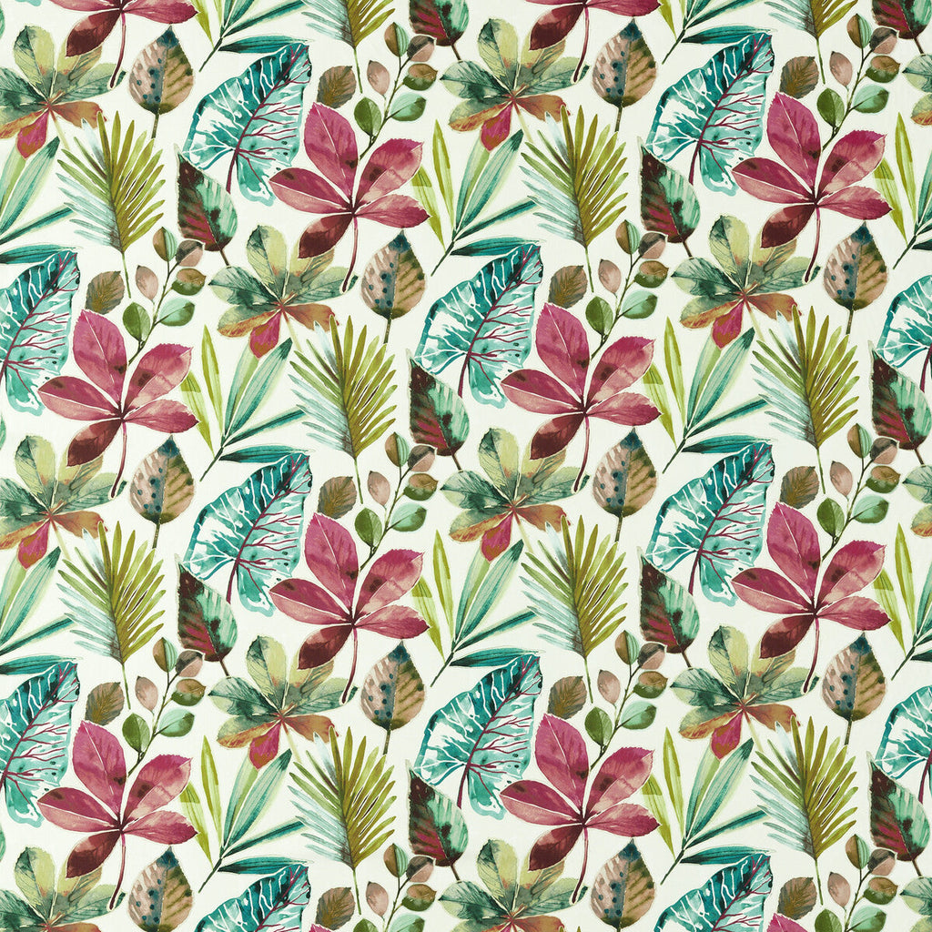 Samples and Purchasing available for Rainforest - Autumn Multi By Clarke And Clarke | Amazonia By Studio G For C&C |Botanical & Floral  Multipurpose Print at Designer Wallcoverings and Fabrics