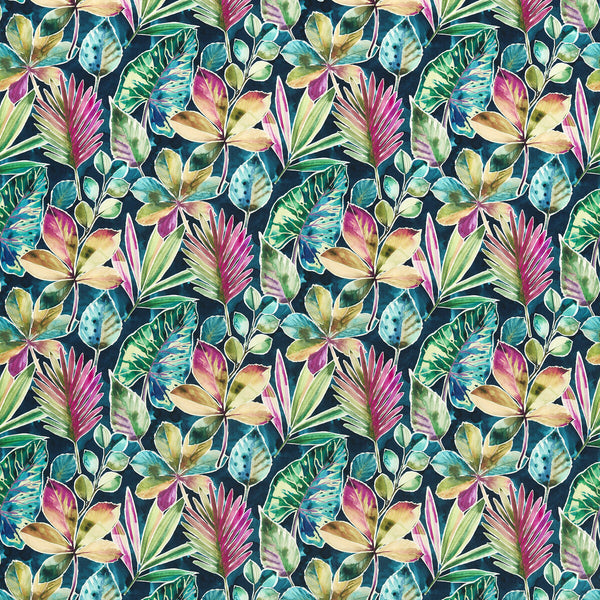 Rainforest - Mult Velveti Multi By Clarke And Clarke | Amazonia By Studio G For C&C |Botanical & Floral  Multipurpose Print