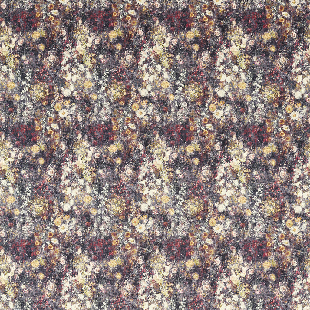 Samples and Purchasing available for Rosedene - Raspberry/Ochre Plum By Clarke And Clarke | Country Escape By Studio G For C&C |Botanical & Floral  Multipurpose Print at Designer Wallcoverings and Fabrics