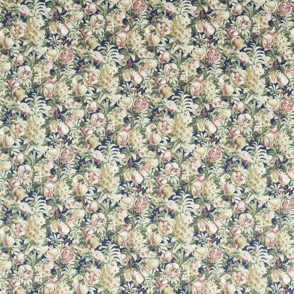 Francis - Midnight Velvet Multi By Clarke And Clarke | Clarke & Clarke Vintage |Botanical & Floral  Multipurpose Print
