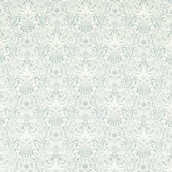 Nakuru - Mineral Turquoise By Clarke And Clarke | Clarke & Clarke Vintage |Botanical & Floral Texture Drapery Embroidery