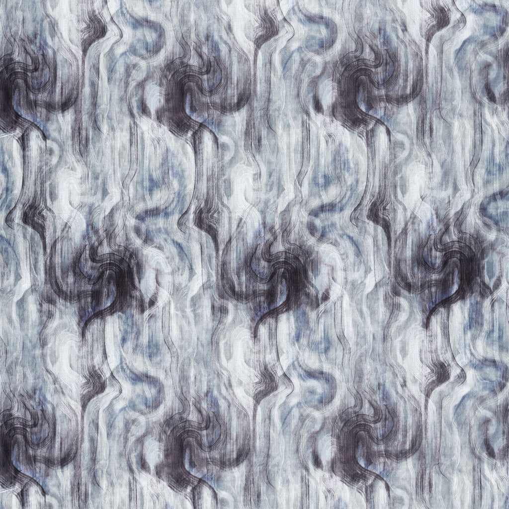 Samples and Purchasing available for Tessuto - Midnight/Silver Blue By Clarke And Clarke | Clarke & Clarke Dimora |Modern  Drapery Print at Designer Wallcoverings and Fabrics