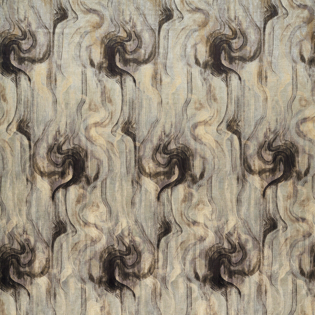 Samples and Purchasing available for Tessuto - Nero/Silver Grey By Clarke And Clarke | Clarke & Clarke Dimora |Modern  Drapery Print at Designer Wallcoverings and Fabrics